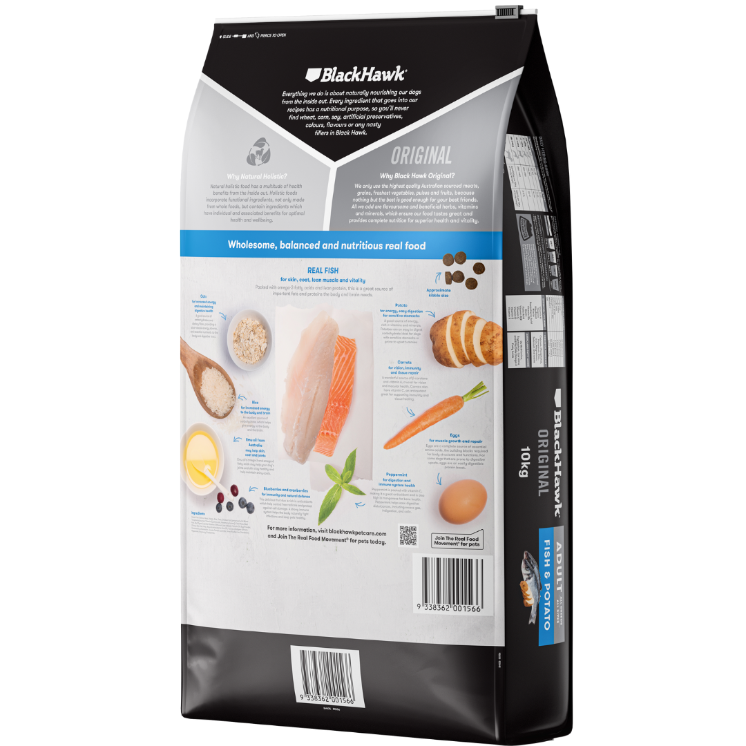 Black Hawk Fish & Potato Adult Dry Dog Food