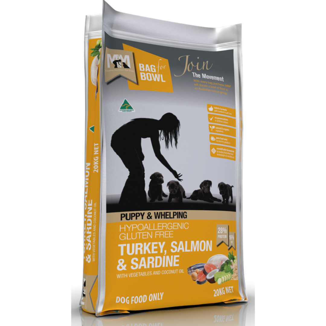 Meals For Mutts Puppy Turkey, Salmon And Sardine Dry Puppy Food