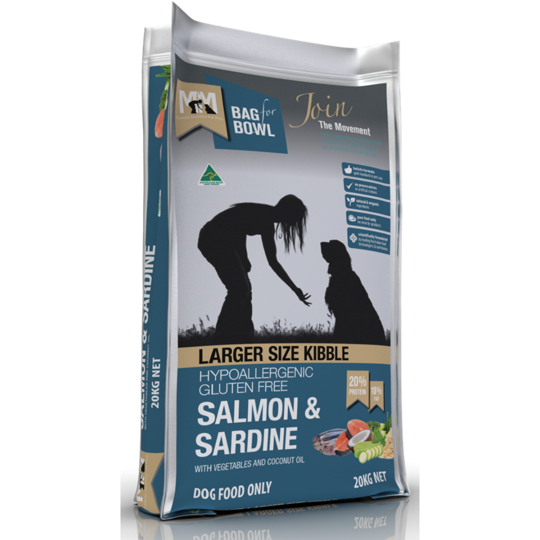 Meals For Mutts Salmon And Sardine Adult Dry Dog Food Large Kibble
