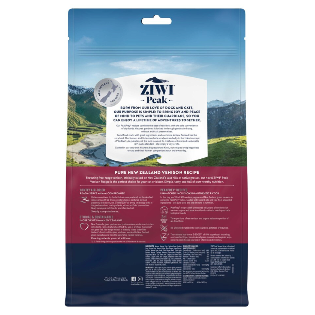ZIWI Peak Cat Dry Food Venison