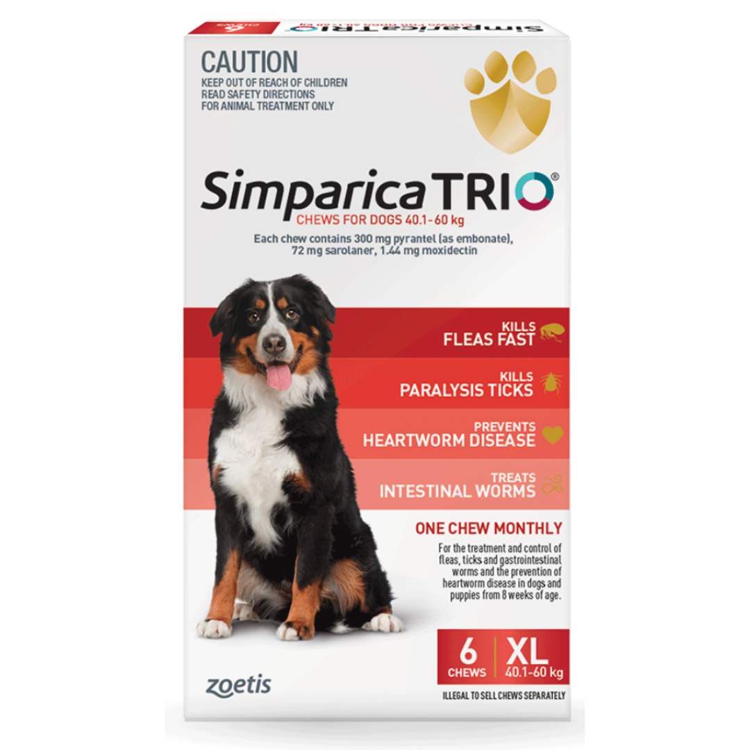 Simparica Trio 40.1-60kg XL Dogs