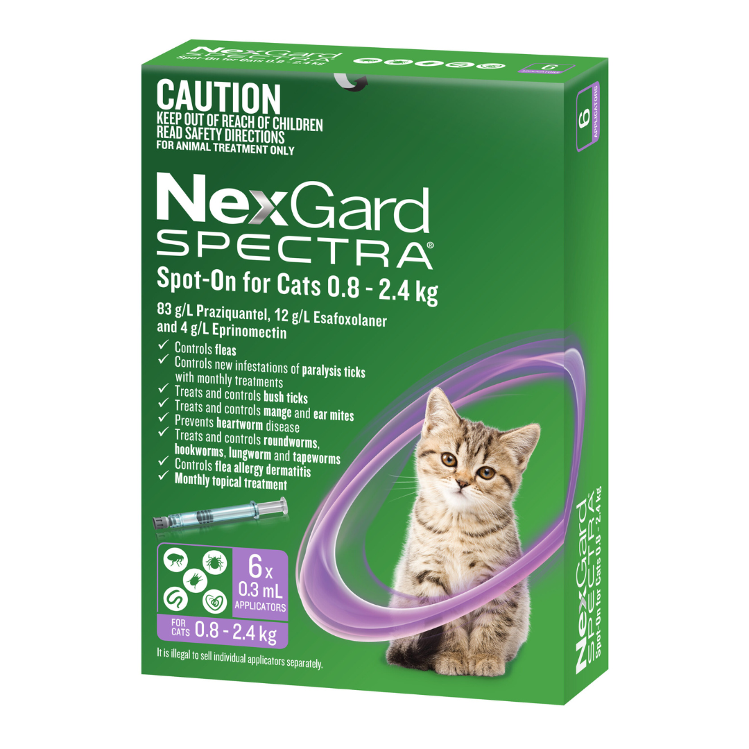 Nexgard Spectra Spot On For Small Cats & Kittens