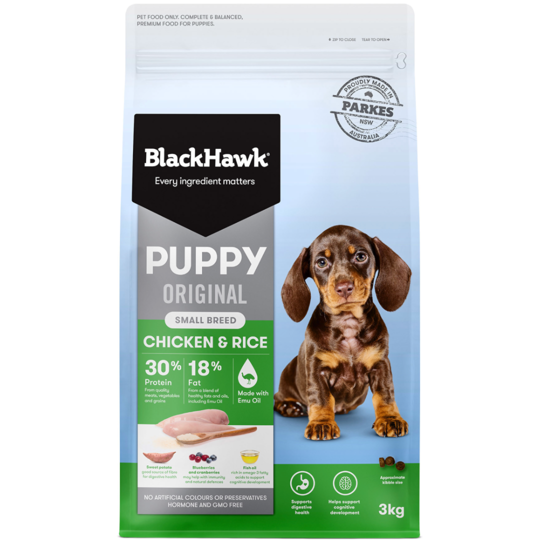 Black Hawk Chicken & Rice Puppy