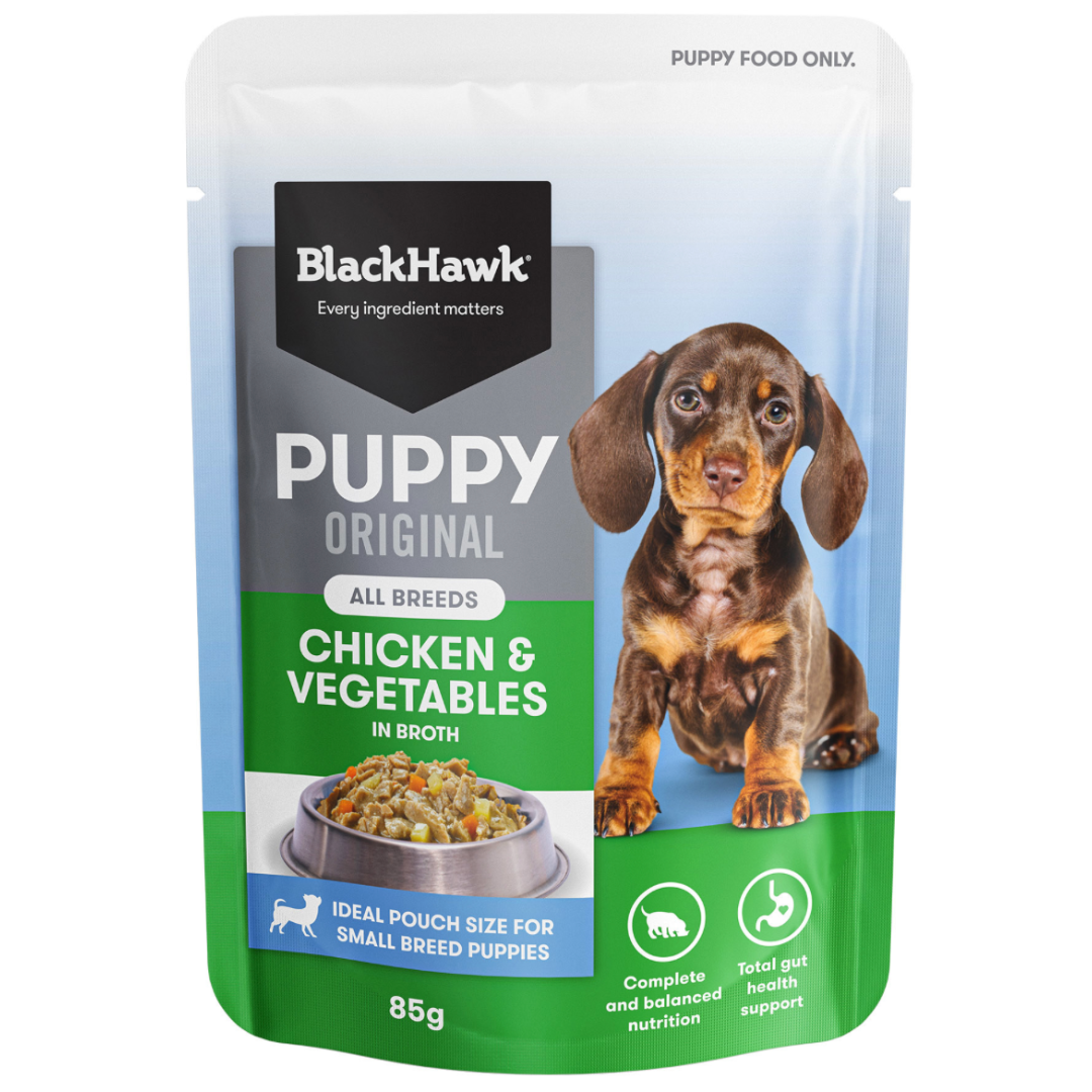 Black Hawk Chicken & Vegetables Puppy Wet Food