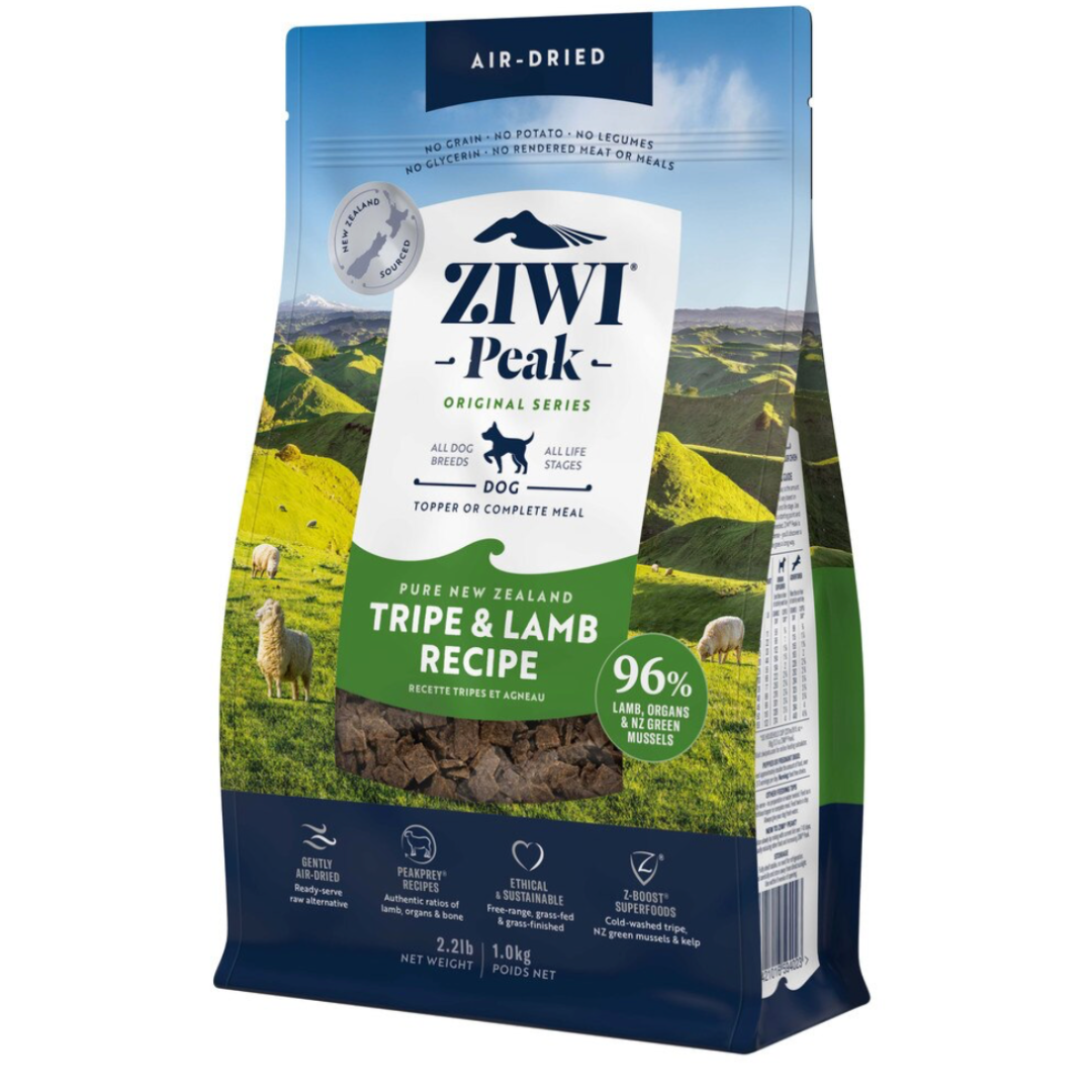 ZIWI Peak Air Dried Dog Food Tripe and Lamb
