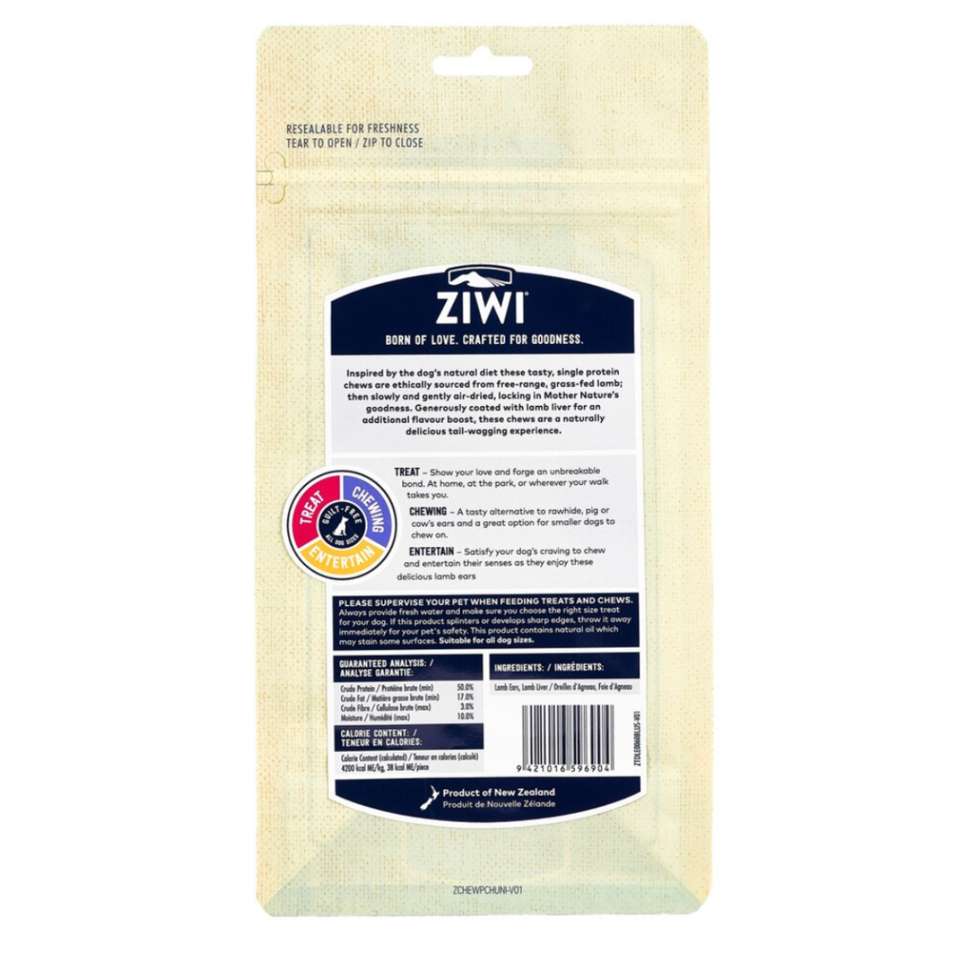 ZIWI Peak Liver Coated Lamb Ears Oral Chews