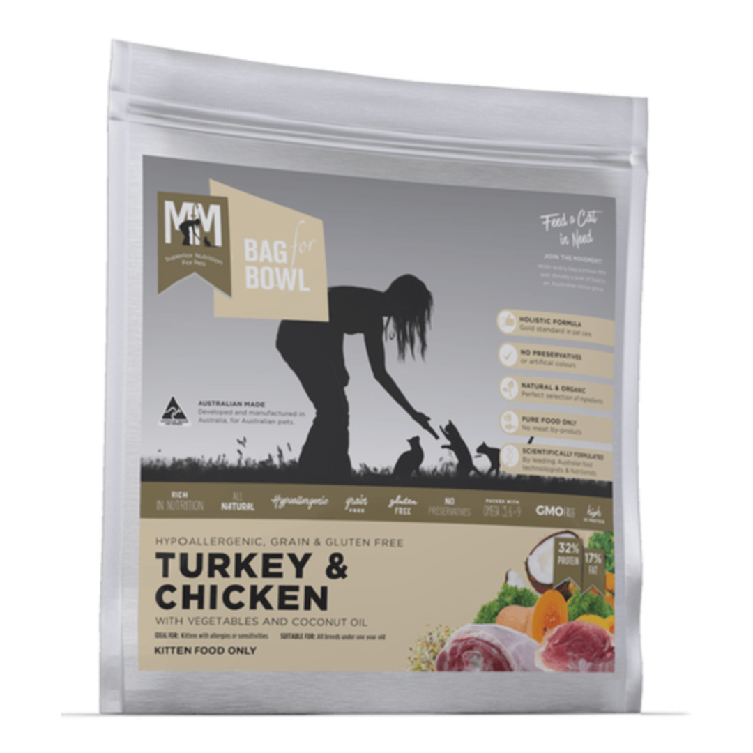 Meals for Meows Kitten Dry Food Turkey & Chicken