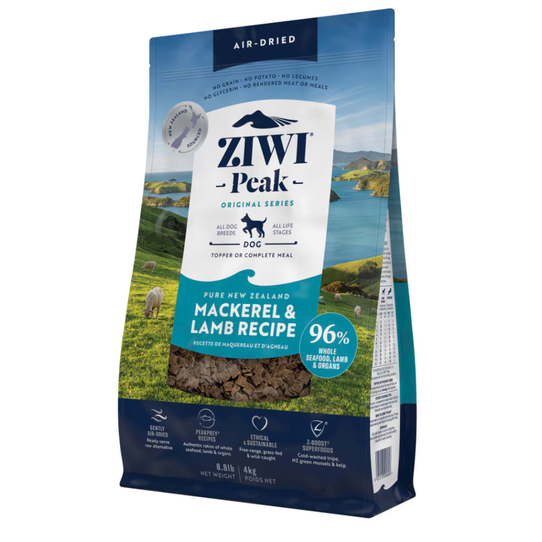 ZIWI Peak Air Dried Dog Food Mackerel and Lamb