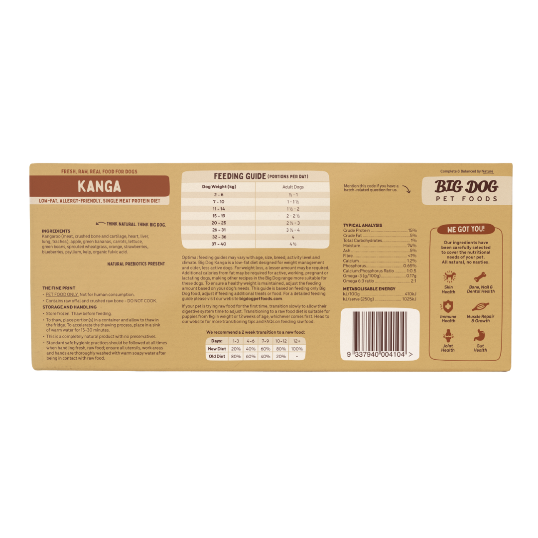 BIGDOG Kanga Raw Dog Food