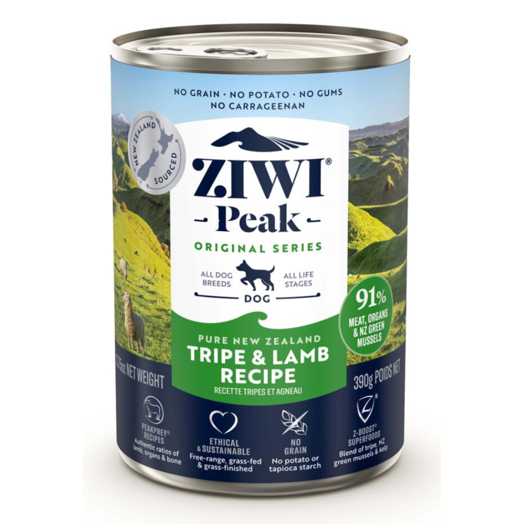 ZIWI Peak Wet Dog Food Tripe and Lamb