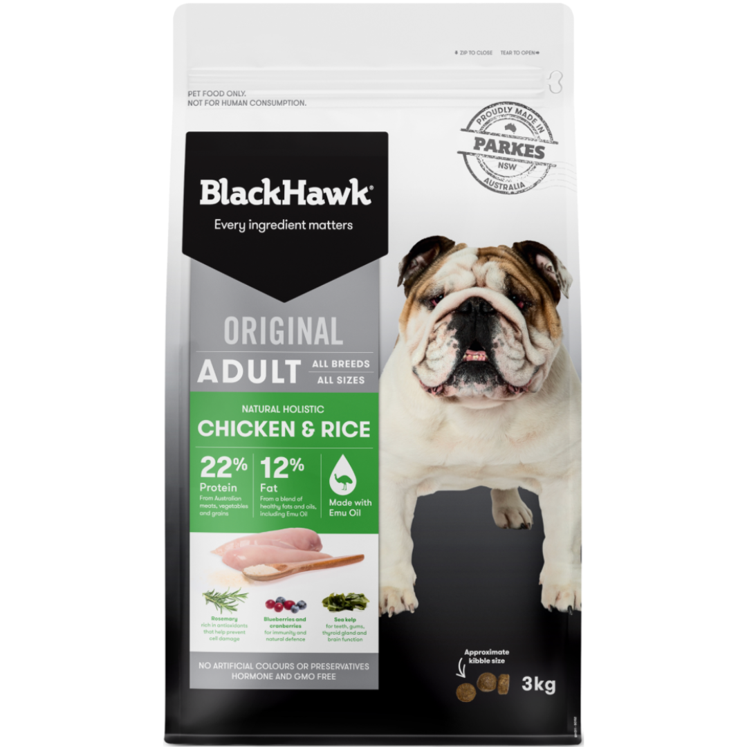 Black Hawk Chicken & Rice Adult Dry Food