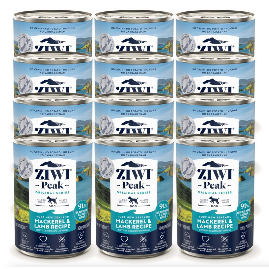 ZIWI Peak Wet Dog Food Mackerel and Lamb