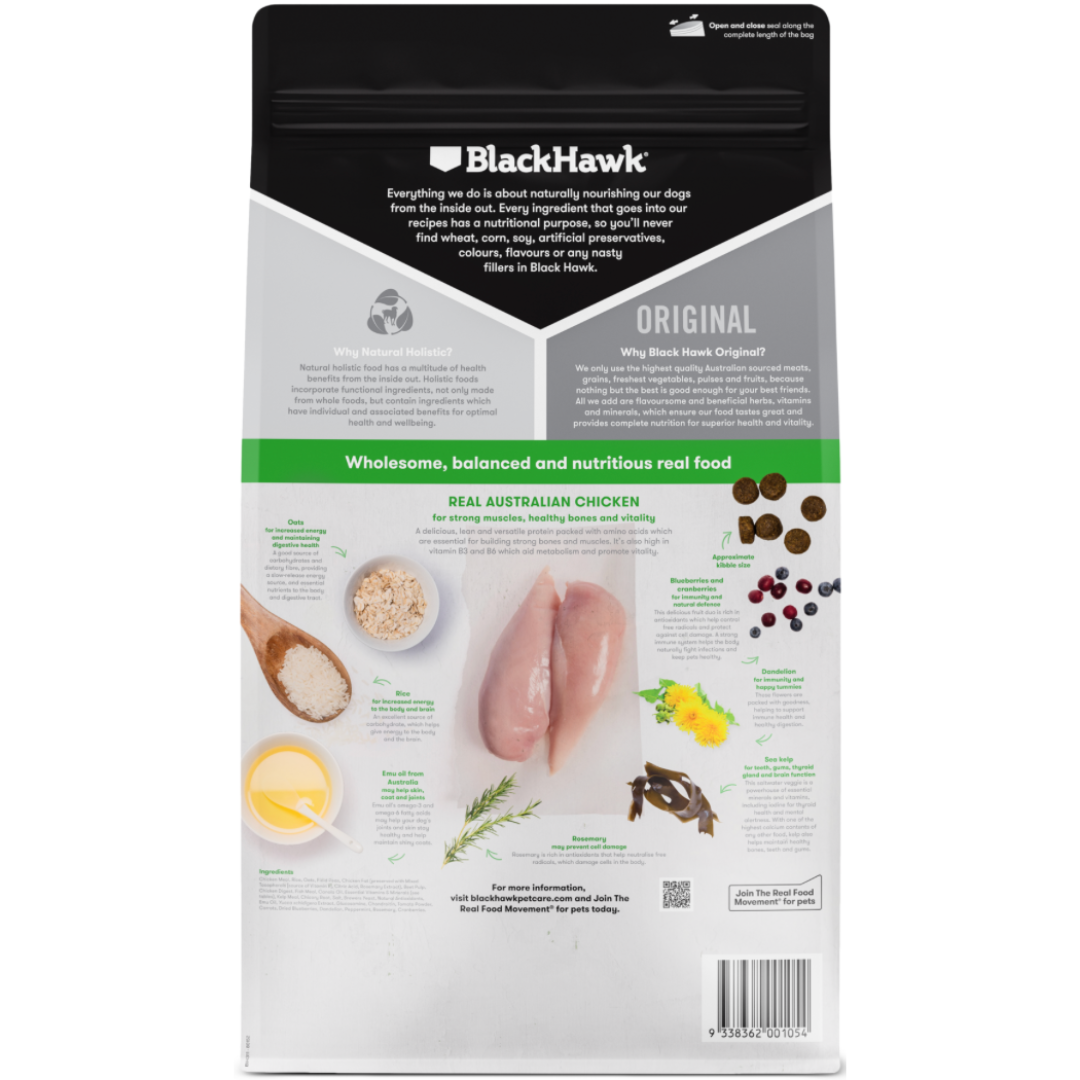 Black Hawk Chicken & Rice Adult Dry Food