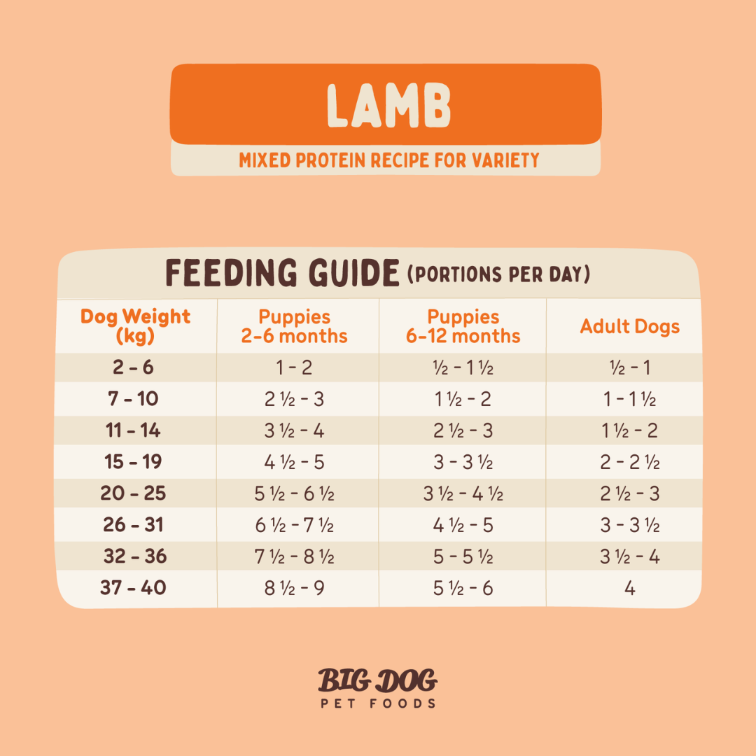 BIGDOG Lamb Raw Dog Food