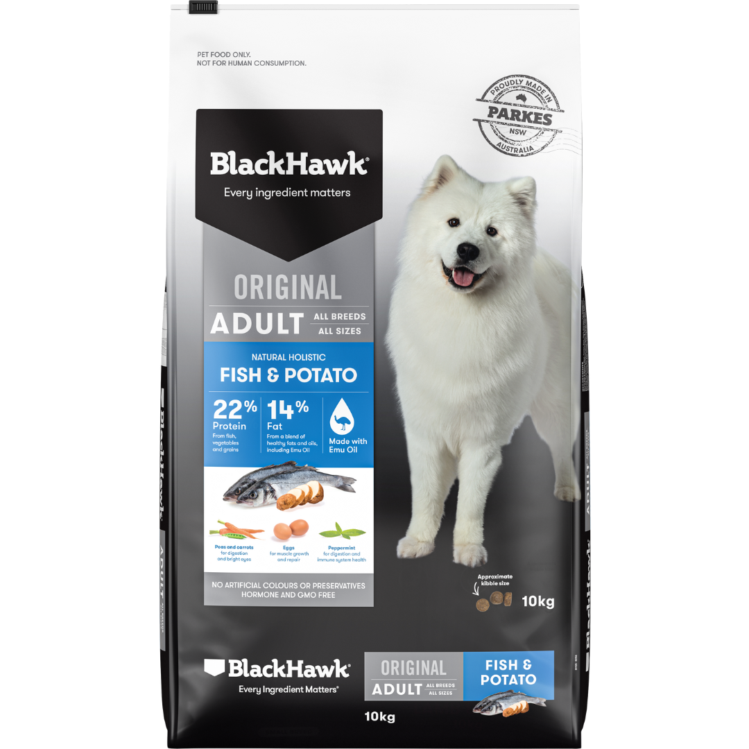 Black Hawk Fish & Potato Adult Dry Dog Food