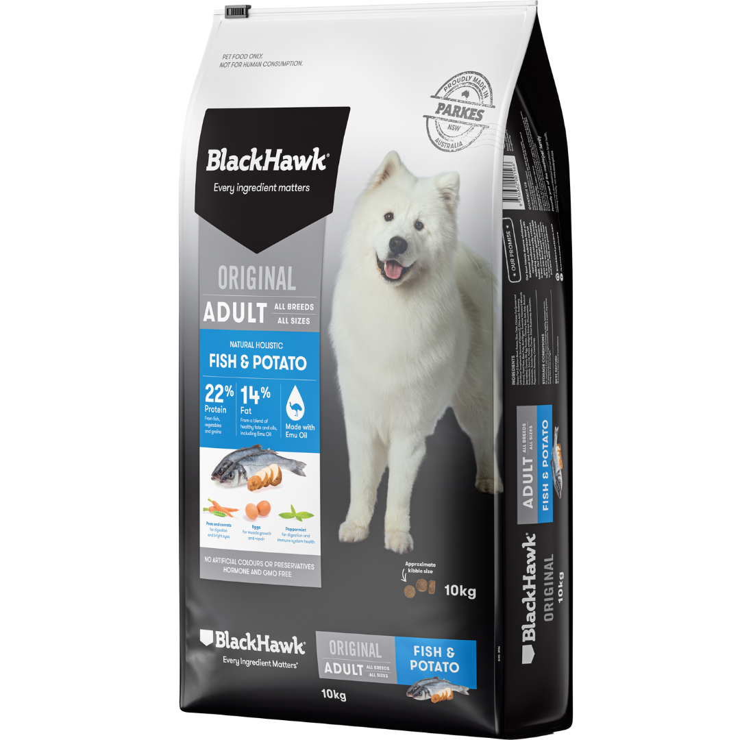 Black Hawk Fish & Potato Adult Dry Dog Food