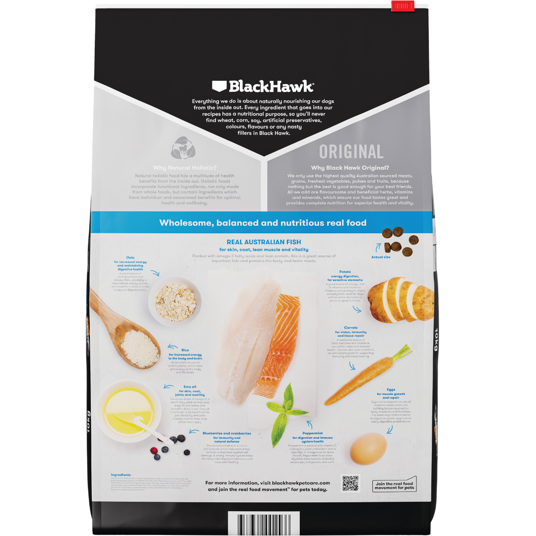 Black Hawk Fish & Potato Adult Dry Dog Food