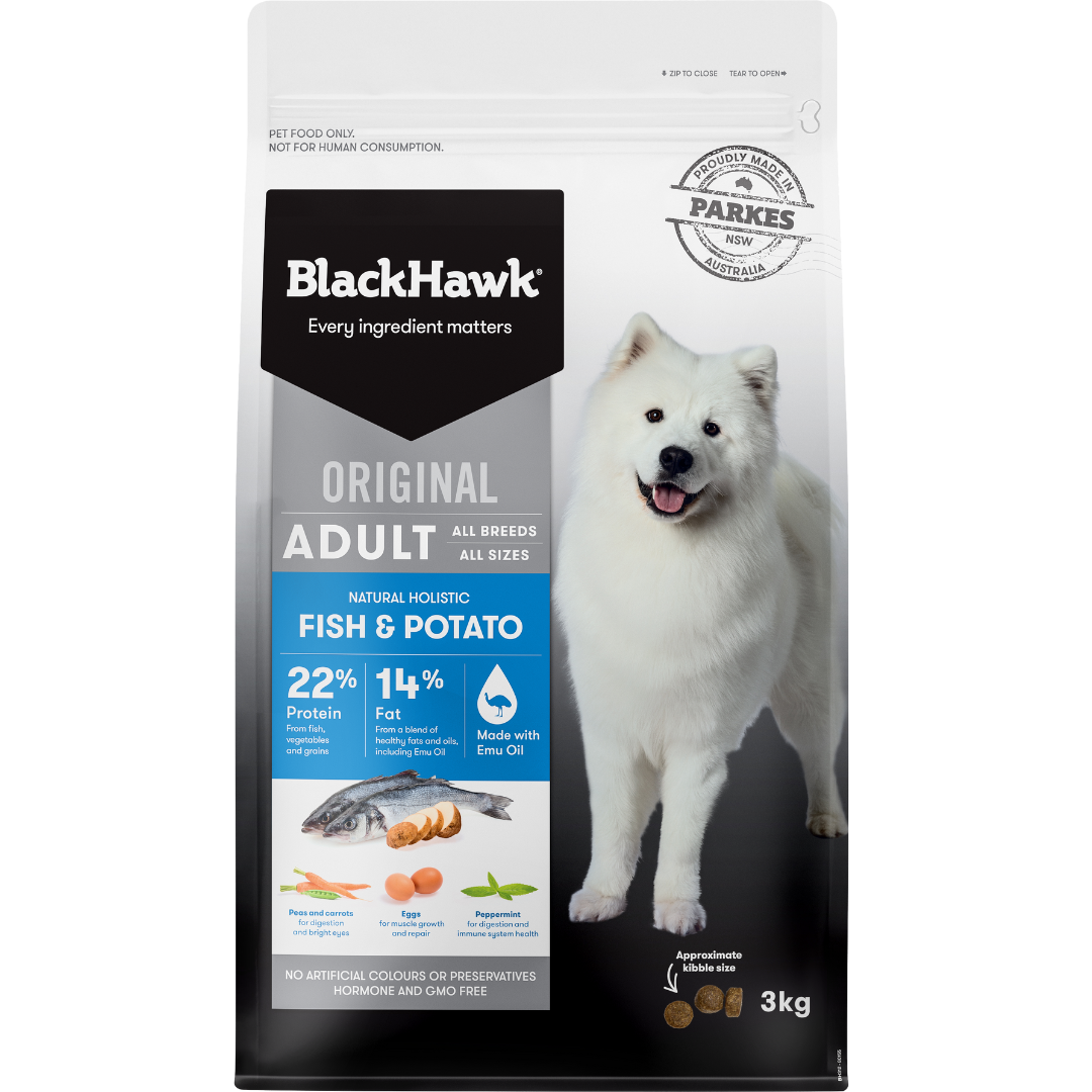 Black Hawk Fish & Potato Adult Dry Dog Food