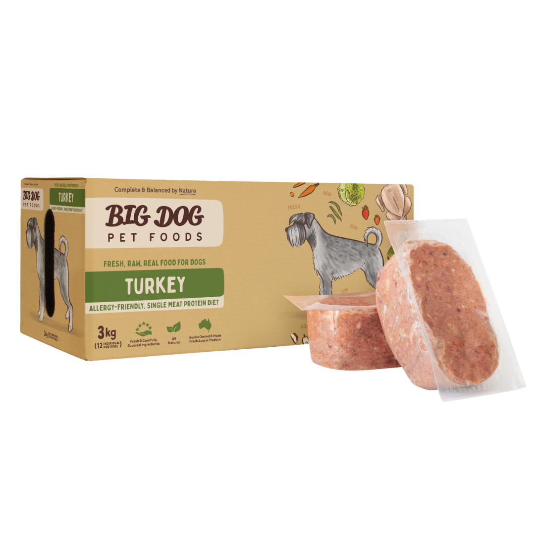 BIGDOG Turkey Raw Dog Food