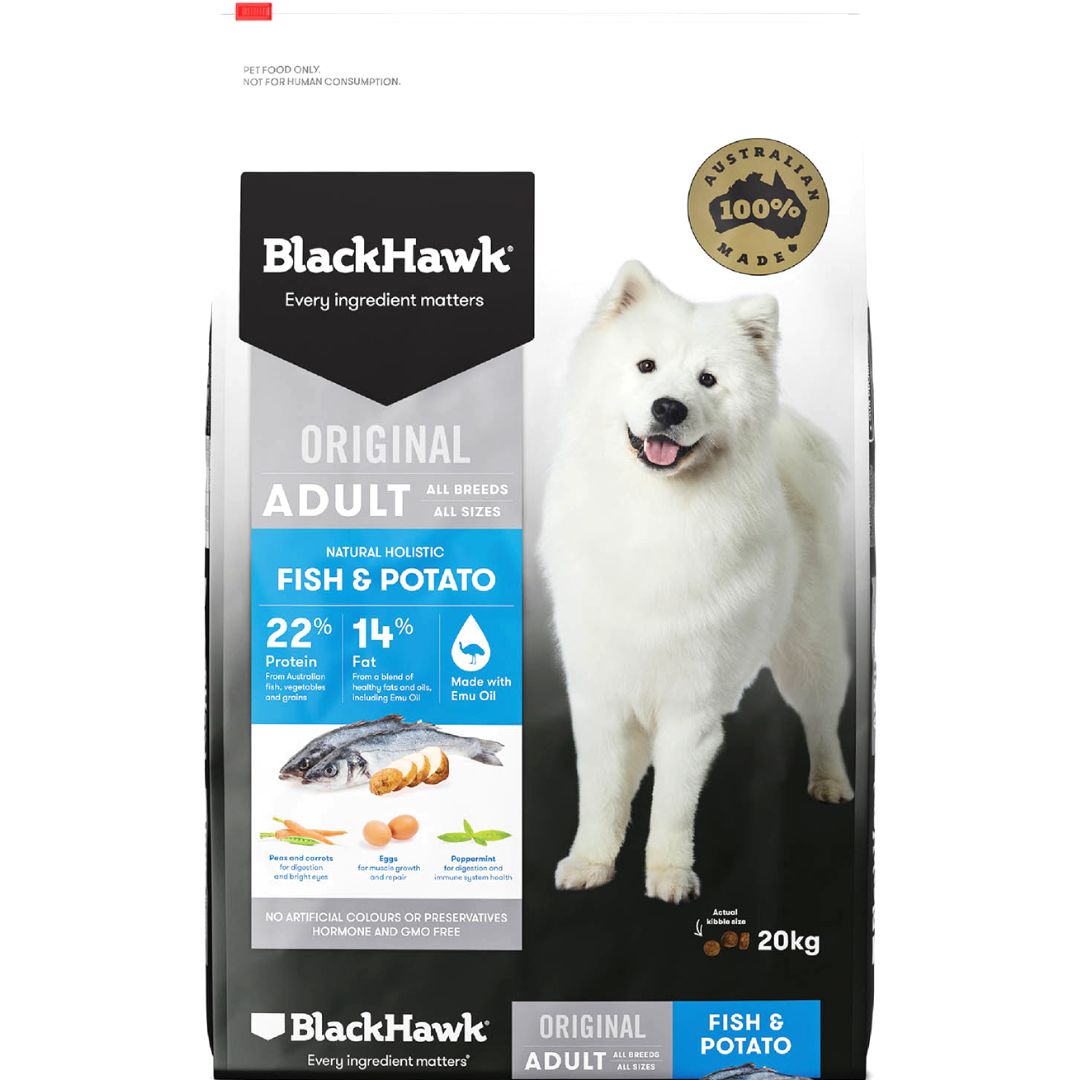 Black Hawk Fish & Potato Adult Dry Dog Food