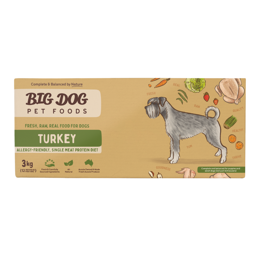 BIGDOG Turkey Raw Dog Food