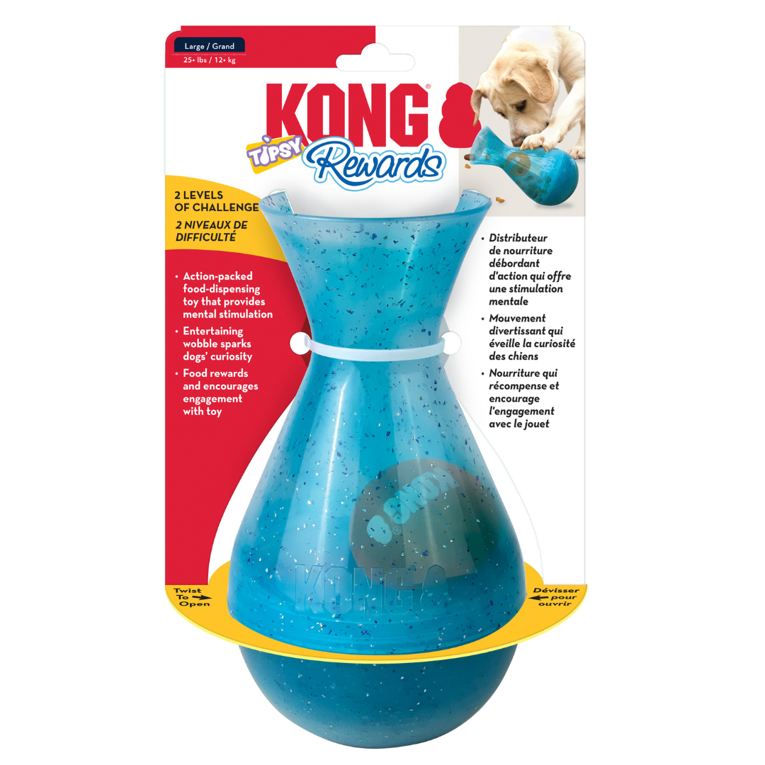 KONG Rewards Tipsy Large Treat Dispensing Dog Toy