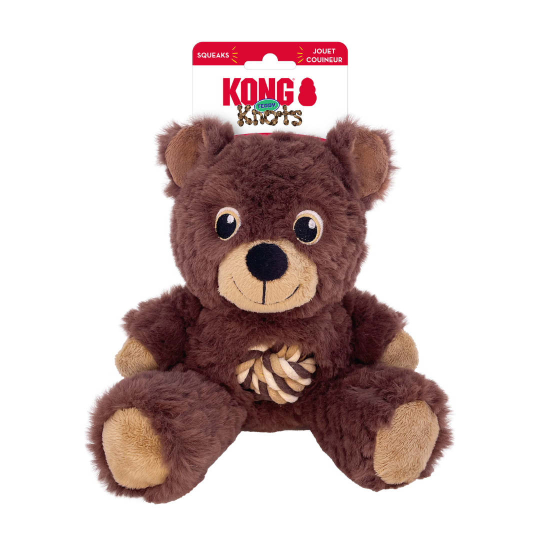 KONG Knots Teddy Dog Toy
