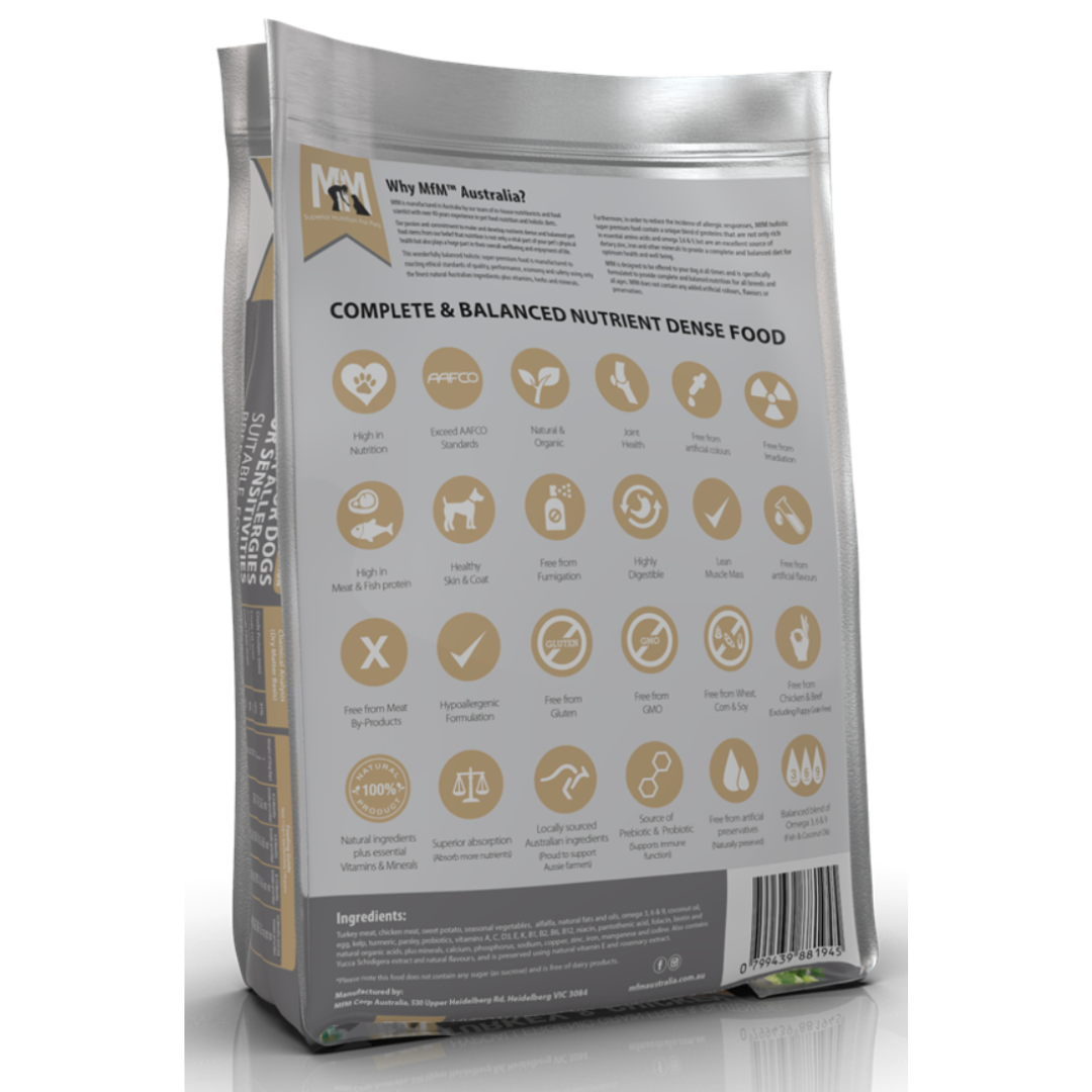 Meals For Mutts Grain Free Turkey And Chicken Large Kibble Puppy Dry Food