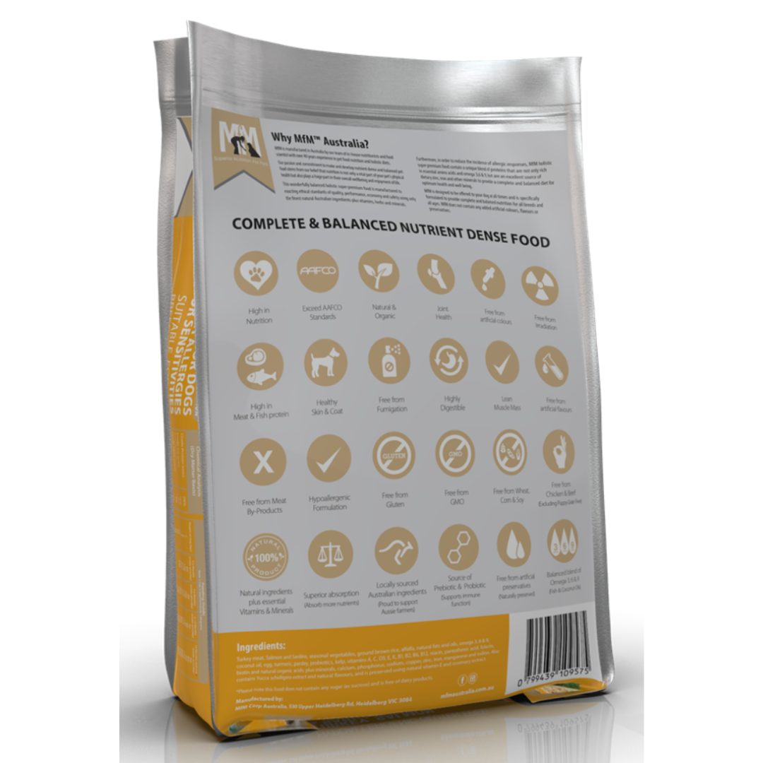 Meals For Mutts Puppy Turkey, Salmon And Sardine Dry Puppy Food