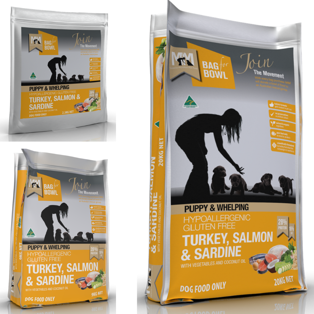 Meals For Mutts Puppy Turkey, Salmon And Sardine Dry Puppy Food