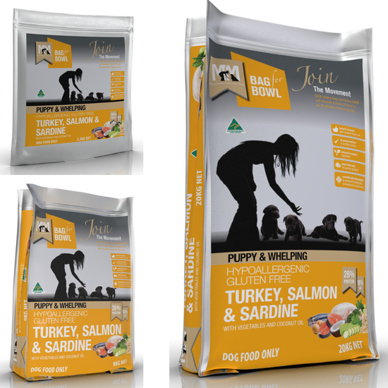 Meals For Mutts Puppy Turkey, Salmon And Sardine Dry Puppy Food
