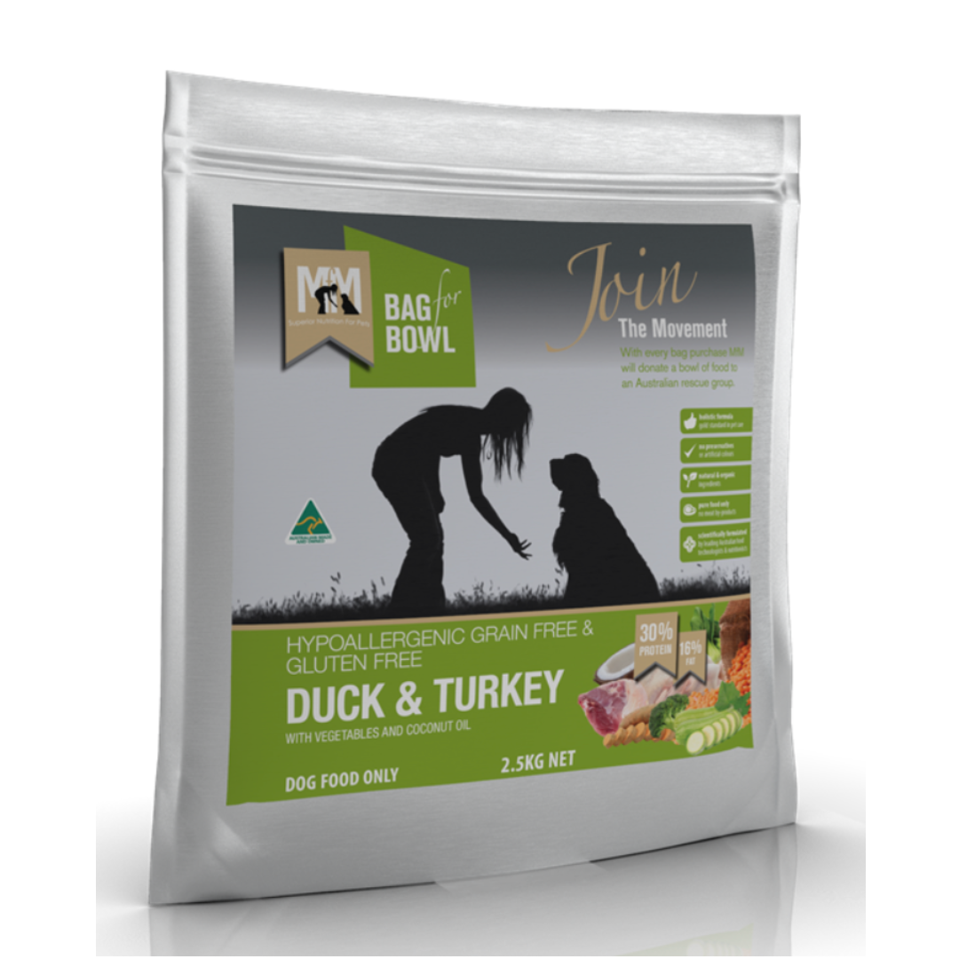 Meals For Mutts Grain Free Duck And Turkey Adult Dry Dog Food