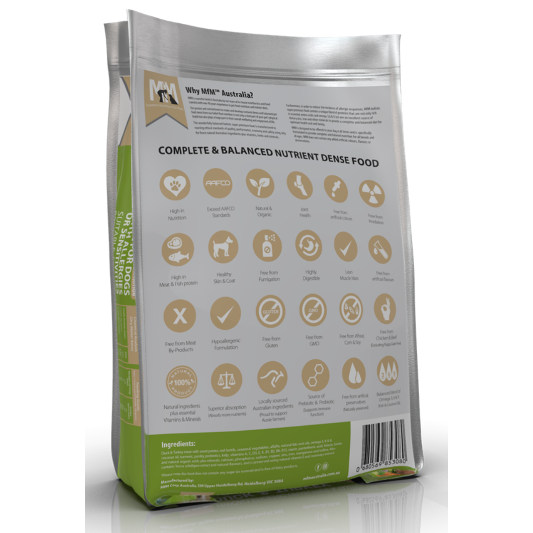 Meals For Mutts Grain Free Duck And Turkey Adult Dry Dog Food