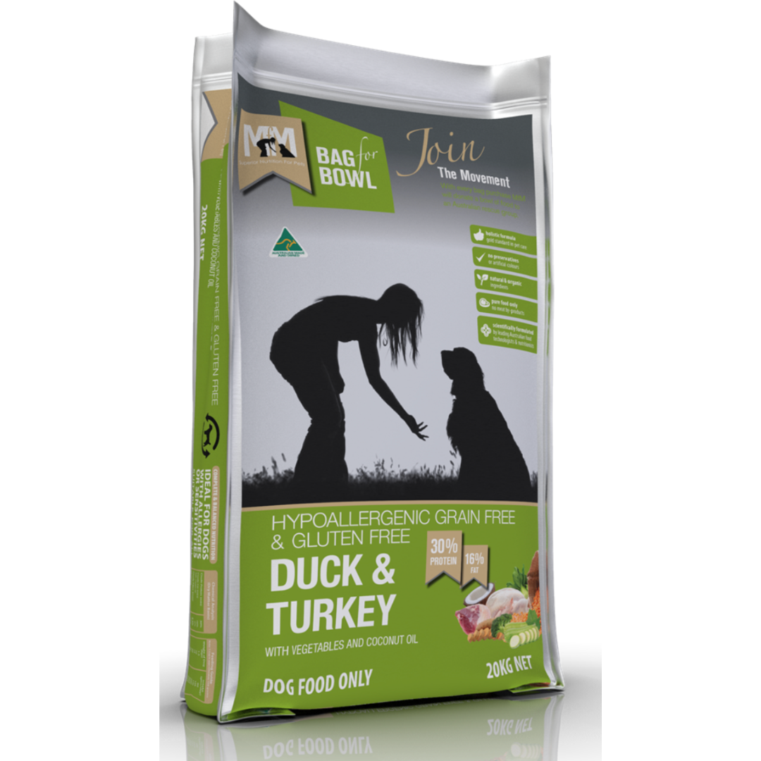 Meals For Mutts Grain Free Duck And Turkey Adult Dry Dog Food