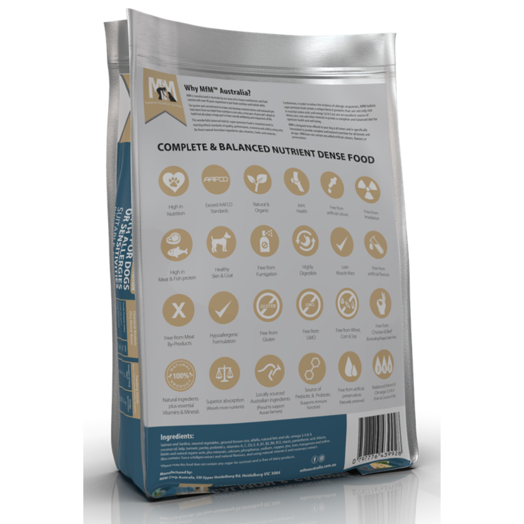 Meals For Mutts Salmon And Sardine Adult Dry Dog Food Large Kibble