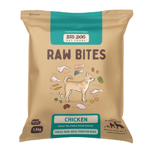 BIGDOG Raw Bites Chicken Dog Food
