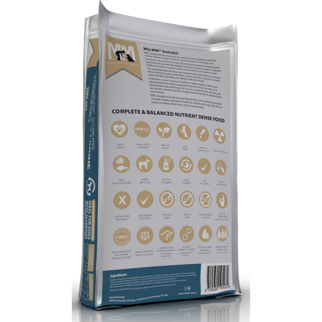 Meals For Mutts Salmon And Sardine Adult Dry Dog Food Large Kibble