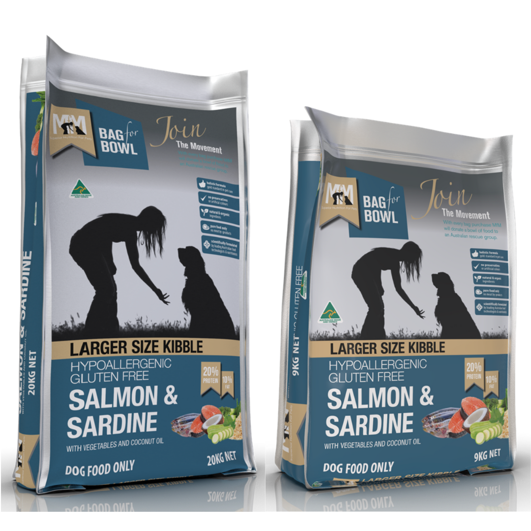 Meals For Mutts Salmon And Sardine Adult Dry Dog Food Large Kibble