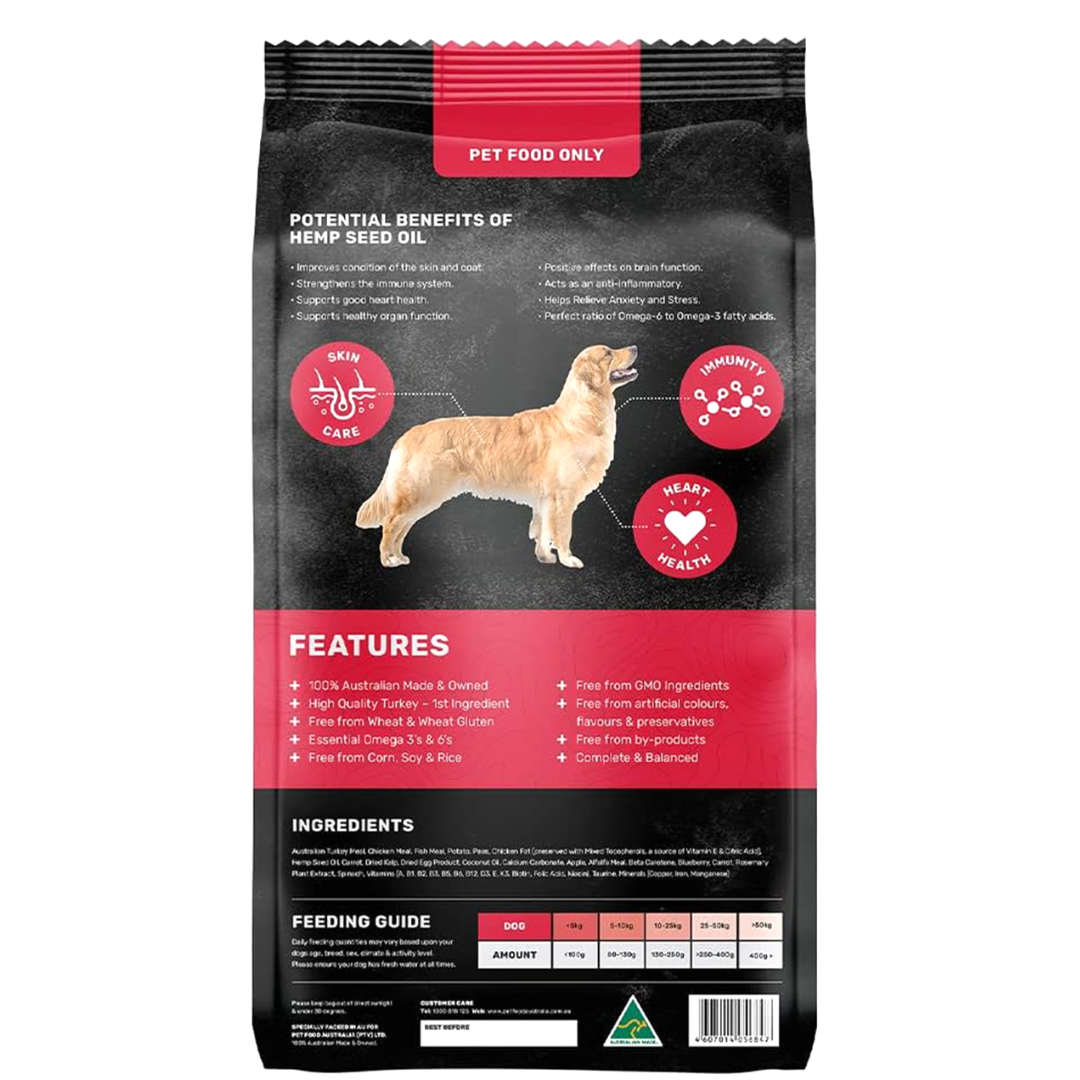 Pet Food Australia Turkey Dry Food Formula