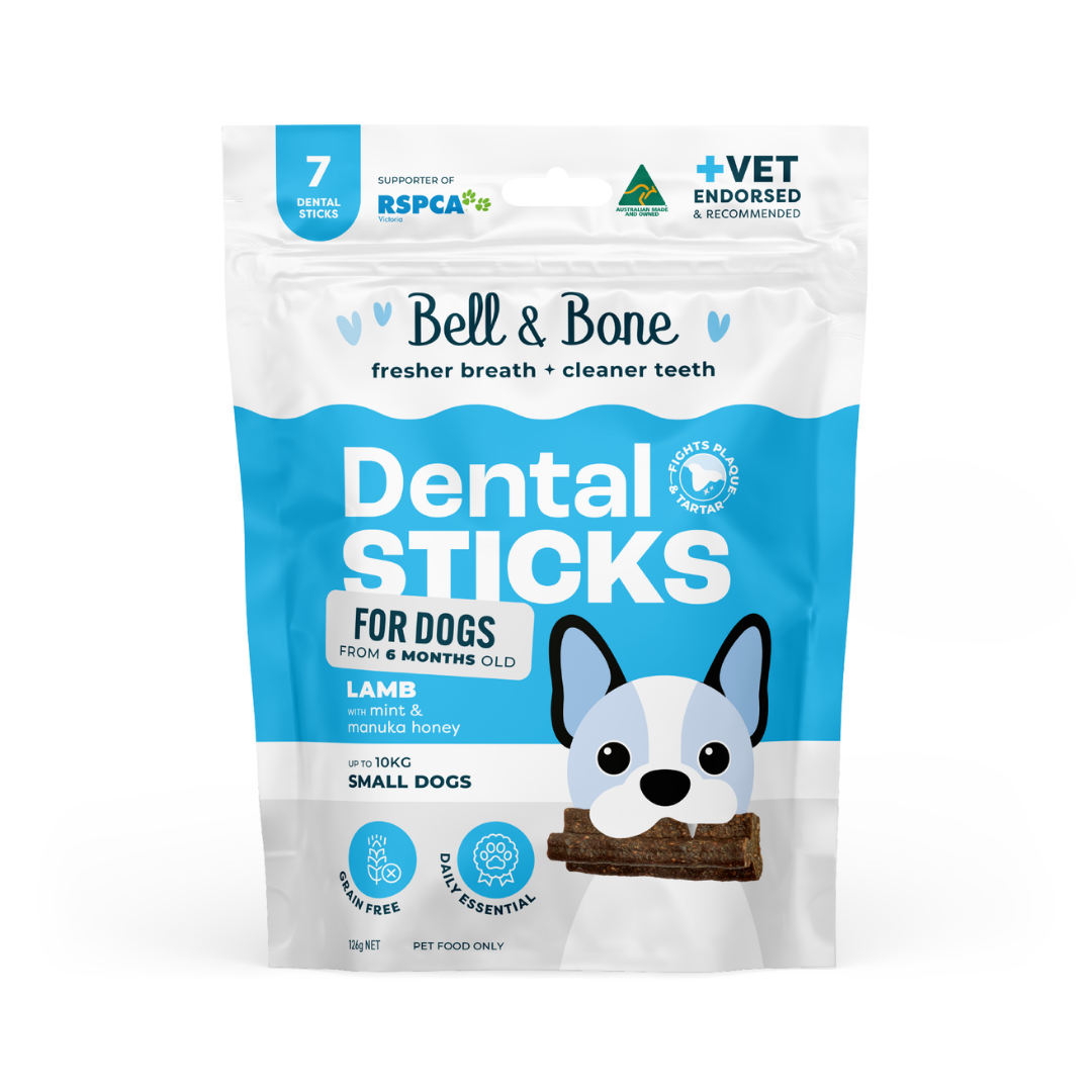 Bell & Bone Adult Dental Sticks - Lamb, Mint and Manuka Honey