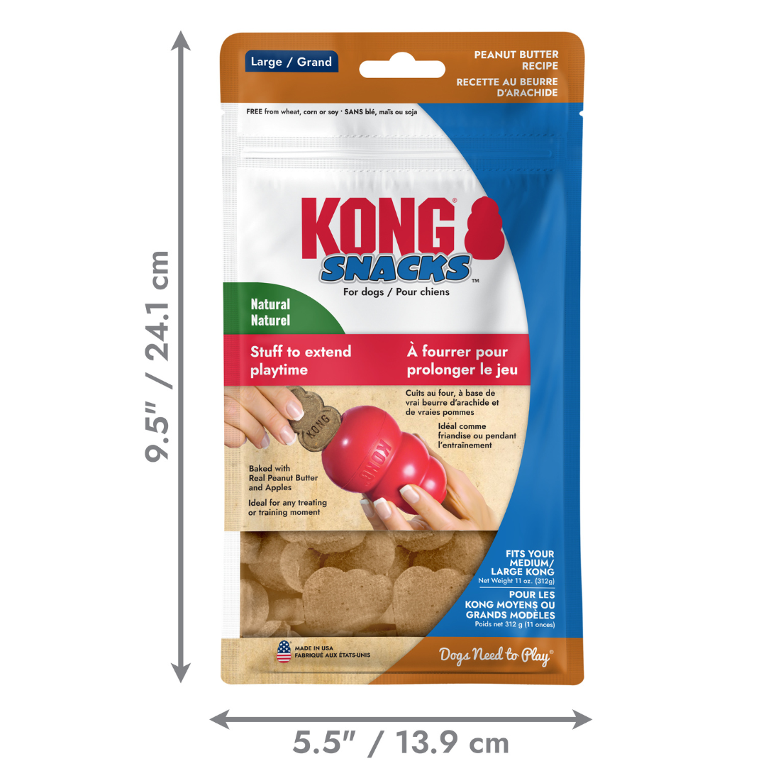 KONG Snacks Peanut Butter Dog Treats