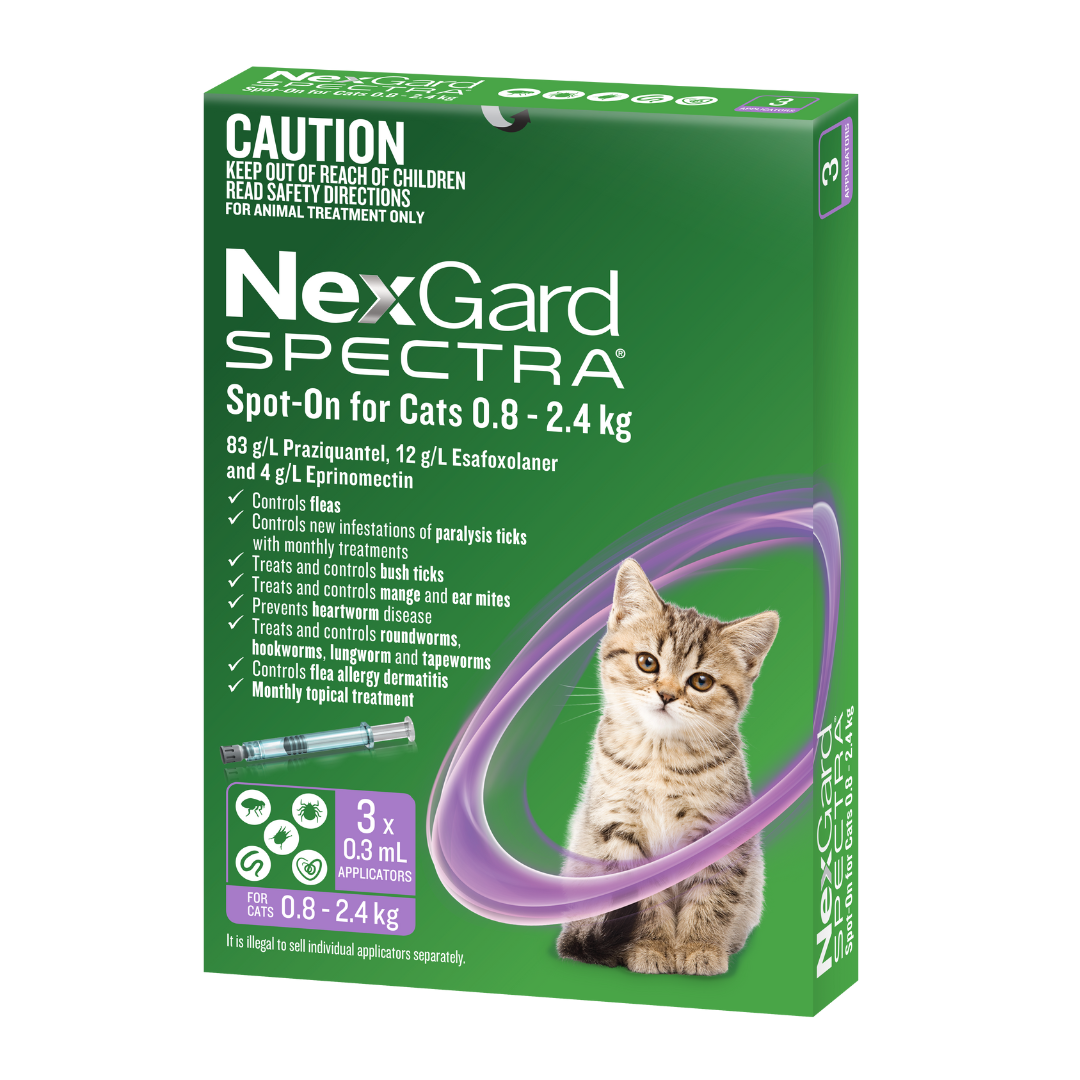 Nexgard Spectra Spot On For Small Cats & Kittens