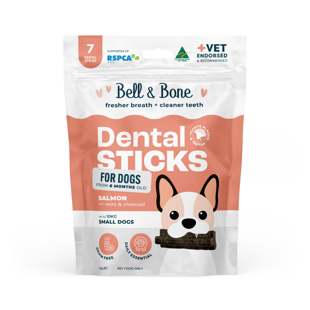 Bell & Bone Adult Dental Sticks - Salmon, Mint and Charcoal