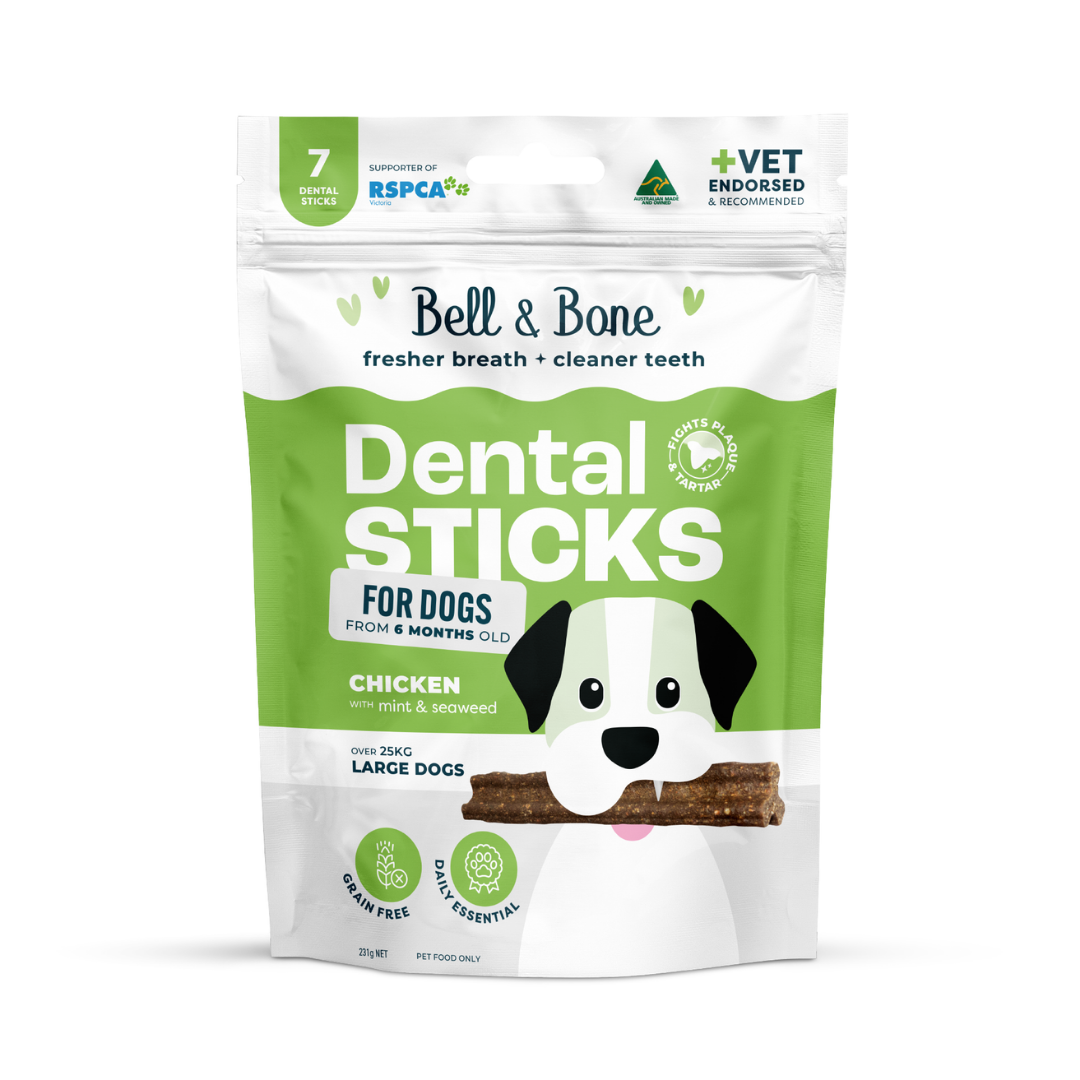 Bell & Bone Adult Dental Sticks - Chicken, Mint and Seaweed