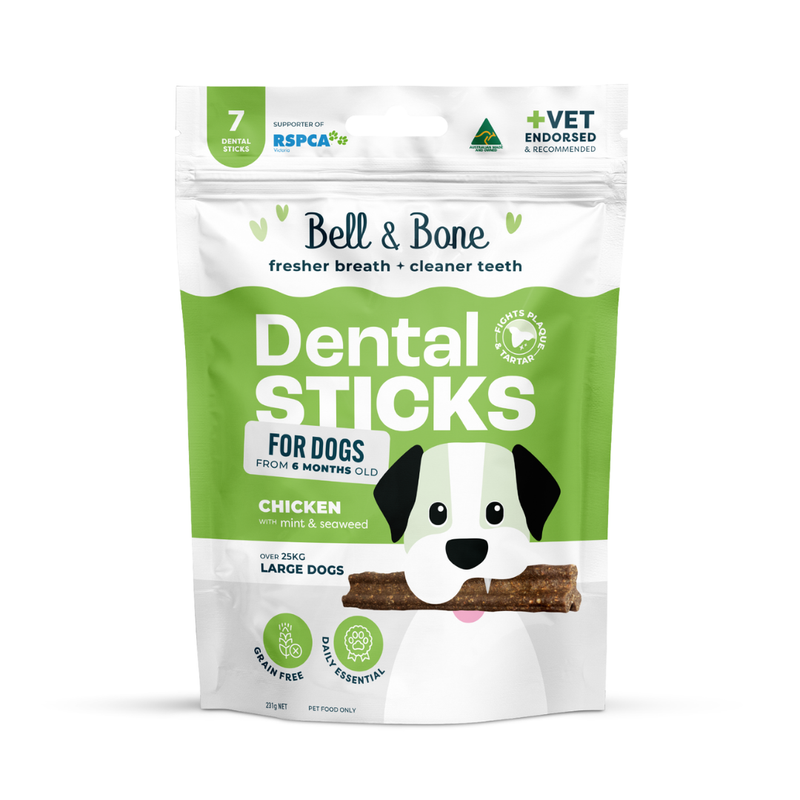 Bell & Bone Adult Dental Sticks - Chicken, Mint and Seaweed