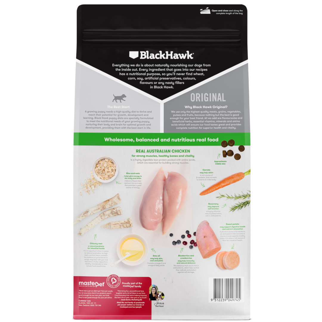 Black Hawk Chicken & Rice Puppy