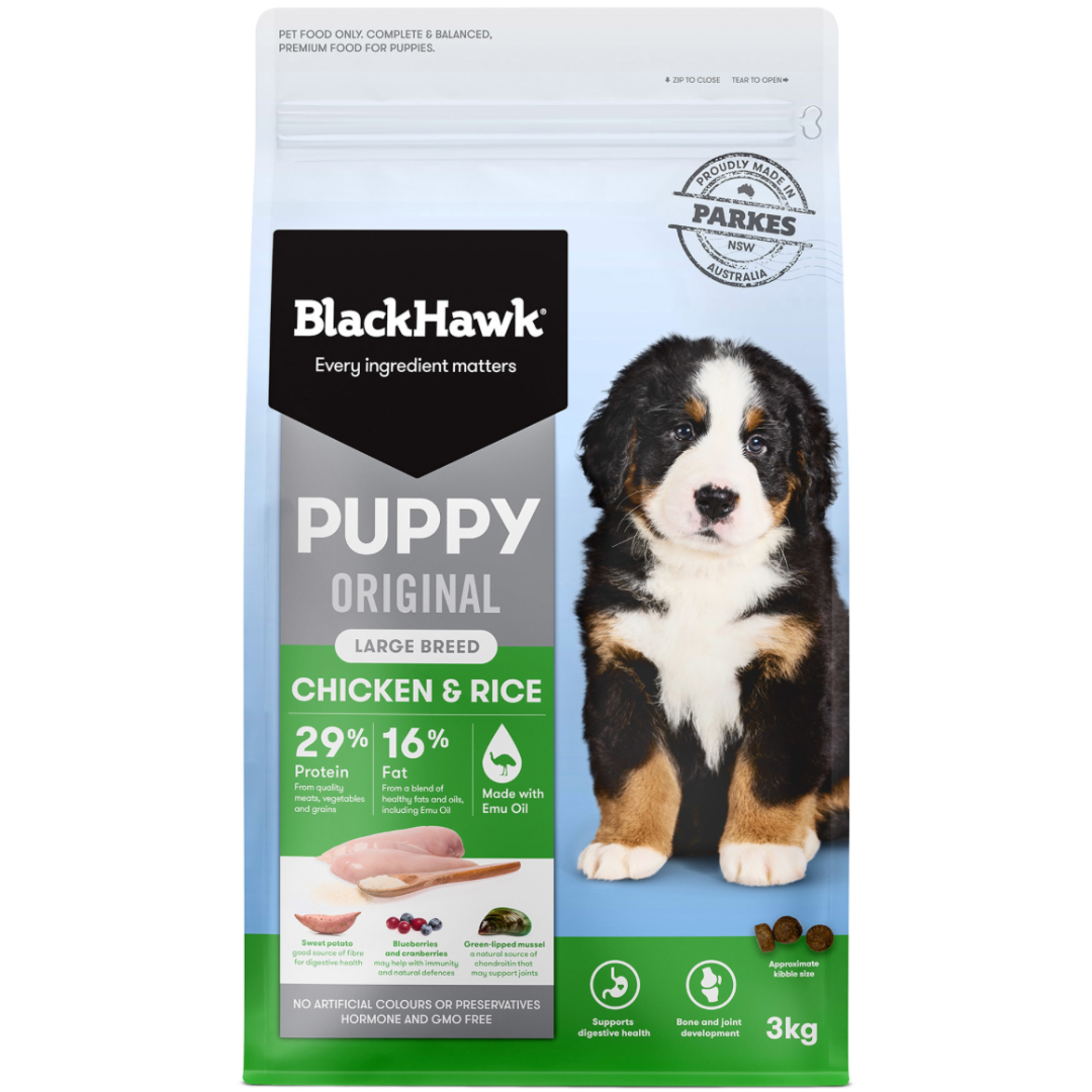 Black Hawk Chicken & Rice Puppy