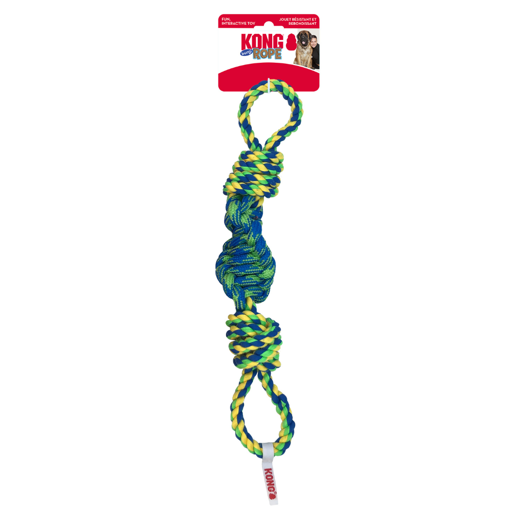 KONG Rope Bunji Tug Dog Toy