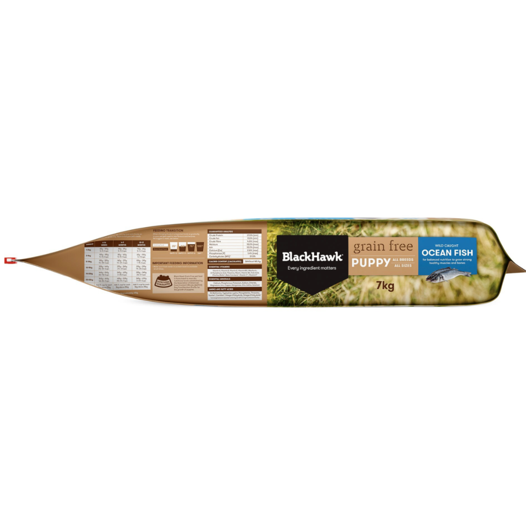 Black Hawk Ocean Fish Puppy Grain Free
