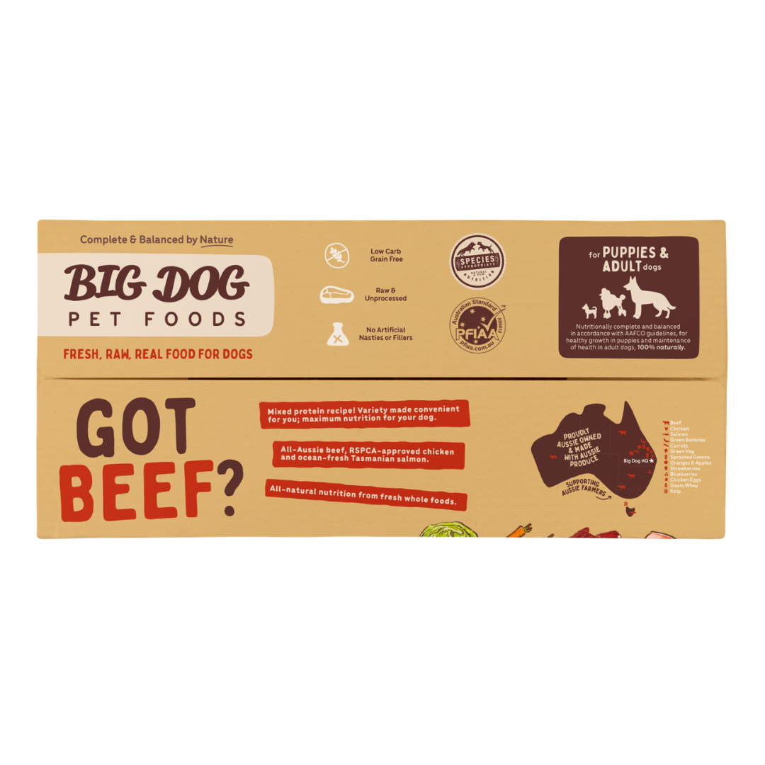 BIGDOG Beef Raw Dog Food